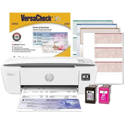  [아마존베스트]VersaCheck HP DeskJet 3755 MX MICR Check Printer and VersaCheck Gold Check Printing Software Bundle, White (3755MX)