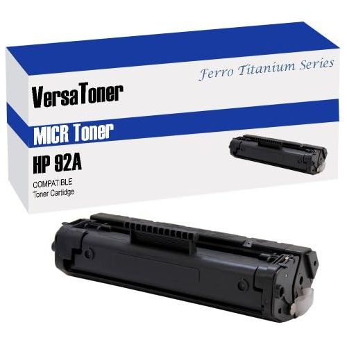  VersaToner - 92A C4092A MICR Toner Cartridge for Check Printing - Compatible with LaserJet 1100, 3200