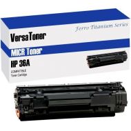 VersaToner - 36A CB436A MICR Toner Cartridge for Check Printing - Compatible with LaserJet M1120, M1522, P1505