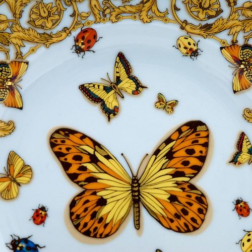  Rosenthal Meets Versace Butterfly Garden Bread & Butter Plate