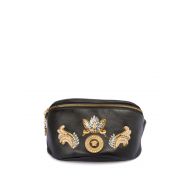 Versace Baroque embroidered leather bum bag