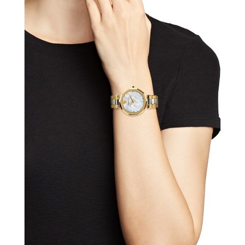  Versace Collection Versace Idyia Two Tone Watch, 36mm