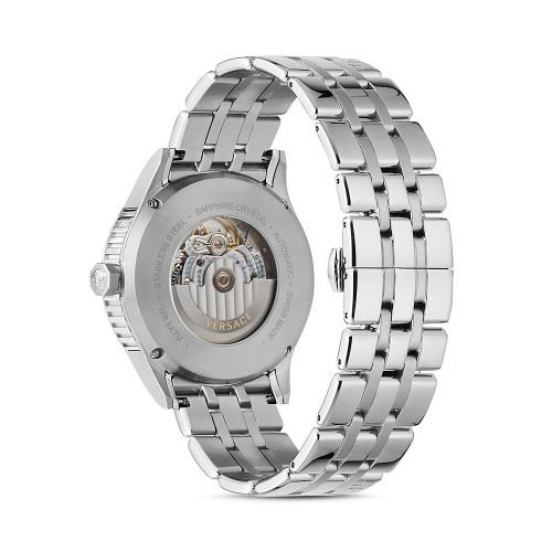  Versace Collection Versace Aiakos Stainless Steel Automatic Watch, 44mm