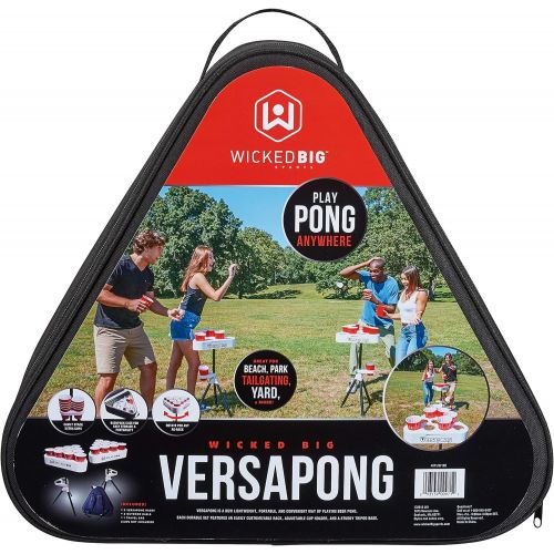  [아마존베스트]Versapong Portable Beer Pong Table / Tailgate Game with Backpack Carry Case and Balls