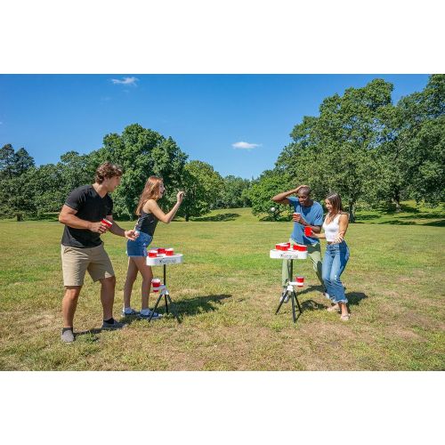  [아마존베스트]Versapong Portable Beer Pong Table / Tailgate Game with Backpack Carry Case and Balls