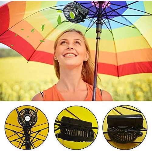  [아마존베스트]Mini Handheld Fan, VersionTECH. USB Desk Fan, Small Personal Portable Stroller Table Fan with USB Rechargeable Battery Operated Cooling Folding Electric Fan for Travel Office Room