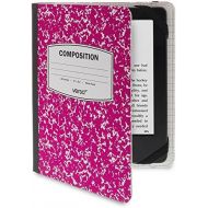Verso Kindle Case - Scholar Classic Pink Composition Book Folio Style Protective Case for Amazon Kindle (fits Kindle Paperwhite, Kindle, and Kindle Touch), Pink