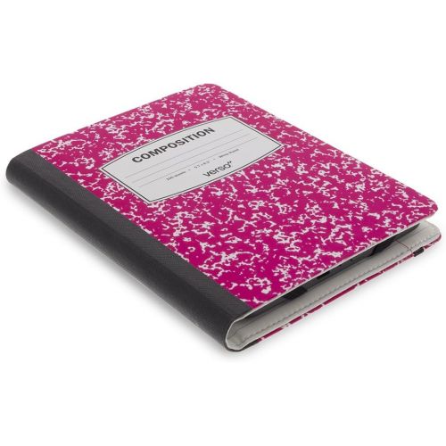  Verso Kindle Case - Scholar Classic Pink Composition Book Folio Style Protective Case for Amazon Kindle (fits Kindle Paperwhite, Kindle, and Kindle Touch), Pink