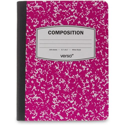  Verso Kindle Case - Scholar Classic Pink Composition Book Folio Style Protective Case for Amazon Kindle (fits Kindle Paperwhite, Kindle, and Kindle Touch), Pink