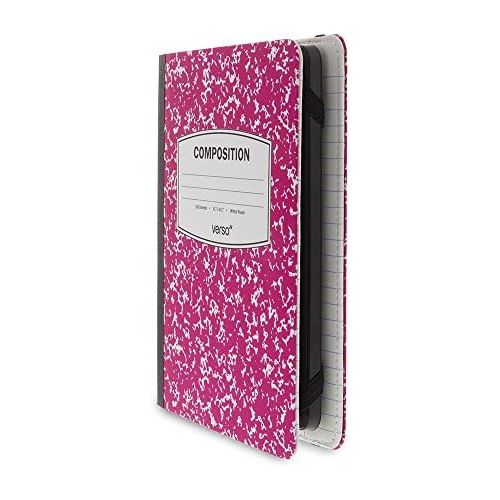  Verso Kindle Case - Scholar Classic Pink Composition Book Folio Style Protective Case for Amazon Kindle (fits Kindle Paperwhite, Kindle, and Kindle Touch), Pink