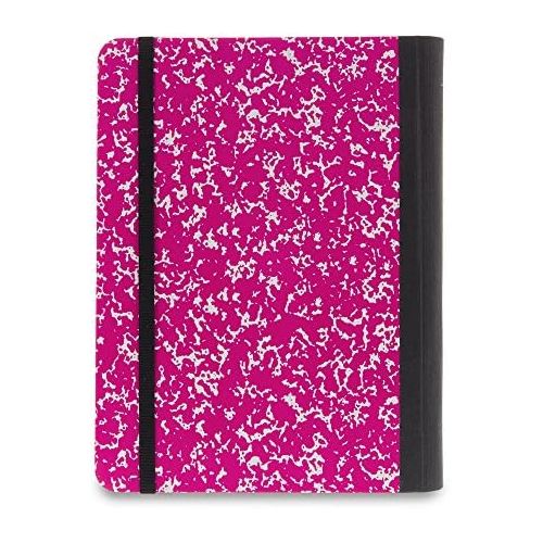  Verso Kindle Case - Scholar Classic Pink Composition Book Folio Style Protective Case for Amazon Kindle (fits Kindle Paperwhite, Kindle, and Kindle Touch), Pink