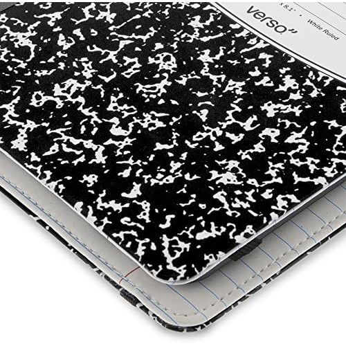  Verso Kindle Case - Scholar Classic Black Composition Book Folio Style Protective Case for Amazon Kindle (fits Kindle Paperwhite, Kindle, and Kindle Touch), Black