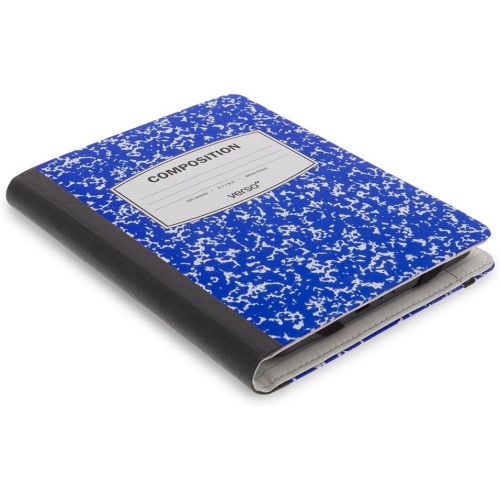  Verso Kindle Case - Scholar Classic Blue Composition Book Folio Style Protective Case for Amazon Kindle (fits Kindle Paperwhite, Kindle, and Kindle Touch), Blue