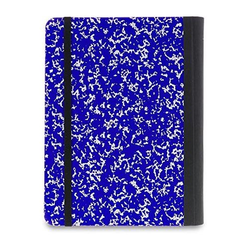  Verso Kindle Case - Scholar Classic Blue Composition Book Folio Style Protective Case for Amazon Kindle (fits Kindle Paperwhite, Kindle, and Kindle Touch), Blue
