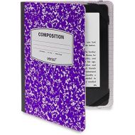 Verso Kindle Case - Scholar Classic Purple Composition Book Folio Style Protective Case for Amazon Kindle (fits Kindle Paperwhite, Kindle, and Kindle Touch), Purple