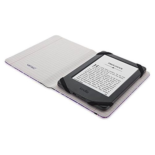  Verso Kindle Case - Scholar Classic Purple Composition Book Folio Style Protective Case for Amazon Kindle (fits Kindle Paperwhite, Kindle, and Kindle Touch), Purple
