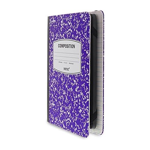  Verso Kindle Case - Scholar Classic Purple Composition Book Folio Style Protective Case for Amazon Kindle (fits Kindle Paperwhite, Kindle, and Kindle Touch), Purple