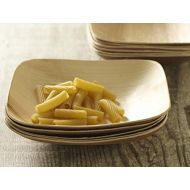 Verterra Compostable Dinnerware 6 x 8 Pasta Bowls (25 Pack), Natural