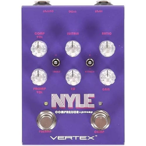  Vertex NYLE Compressor/Preamp Guitar Effects Pedal