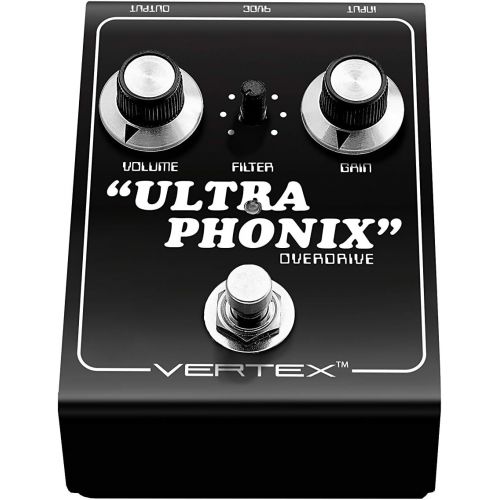  Vertex Effects Ultraphonix Overdrive Guitar Effects Pedal, Guitar and Bass Pedal Re-creates Overdrive Produced by Dumble Overdrive Special Amplifier, 4.6 x 3.2 1.8