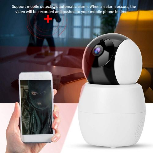  VertiGo Baby Monitor Security Camera, Wireless 1080P HD Surveillance Camera Double PTZ Baby Monitor with Night Vision/Two Way Audio/Mobile Detection/Automatic Alarm, for Baby/Elder/Pet(US