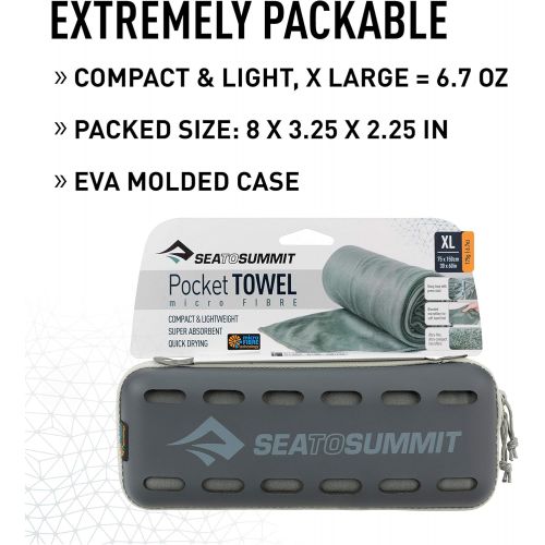  [아마존베스트]Sea to Summit Pocket Towel Mikrofaserhandtuch