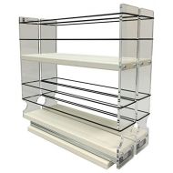 Vertical Spice - 22x2x11 DC - Spice Rack - Narrow Space w/2 Drawers each with 2 Shelves - 20 Spice Capacity - Easy to Install