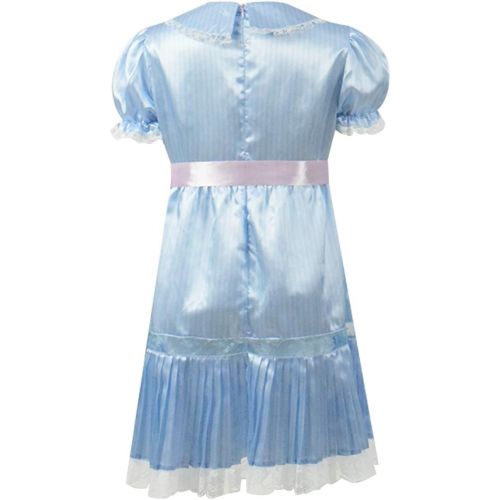  할로윈 용품Very Last Shop Classic Horror Movie Shining Twins Costume Dress Girls Halloween Costume