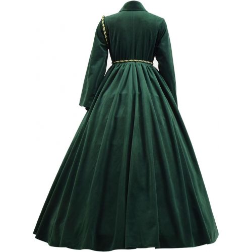  Very Last Shop Classic Movie Gone Wind Scarlett Costume Women Green Fancy Dress Costume