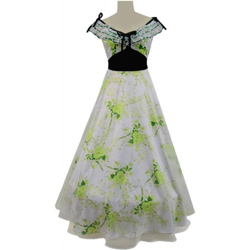  Very Last Shop Classic Movie Gone Wind Scarlett Costume Women Green Fancy Dress Costume