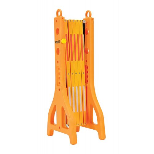  Vestil PEXGATE-30 Plastic Expand-A-Gate, 38 Height, 15 Length, 11-12 Retracted Width, 122 Extended Width, Yellow