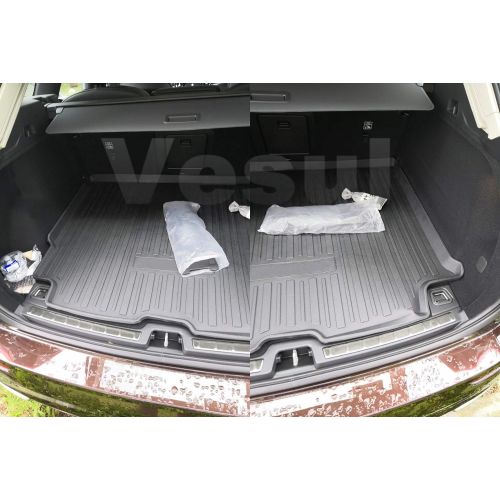  Vesul Rear Trunk Cargo Cover Boot Liner Tray Carpet Floor Mat Fits on Volvo XC60 2018 2019