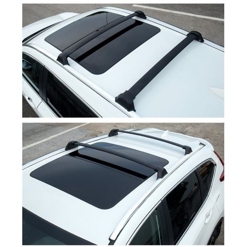  Vesul Black Baggage Luggage Holder Carrier Roof Rack Rails Cross Bars Crossbars Fits on Honda CR-V CRV 2017 2018 2019