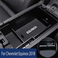 Vesul Armrest Secondary Storage Box Glove Pallet Center Console Tray Fits on Chevrolet Equinox 2018 2019