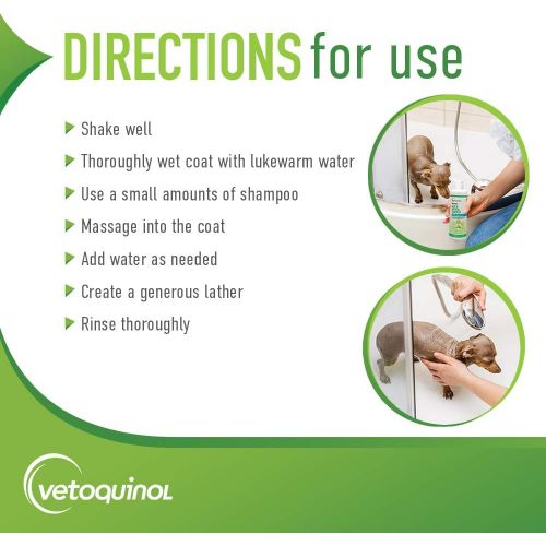  Vetoquinol Vet Solutions AloeOatmeal Shampoo for Cats & Dogs 16Oz