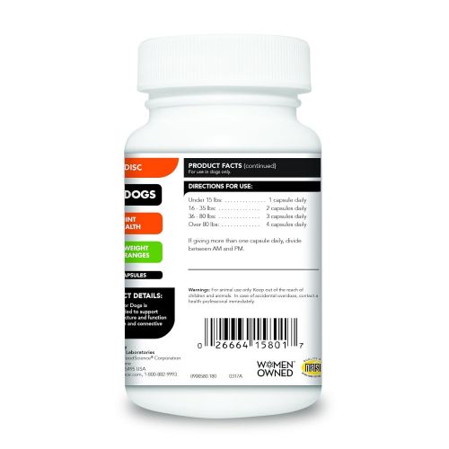  VetriScience Laboratories Vetri-Science Vetri-Disc Dog Supplement