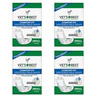 Vets Best Veterinarians Best Comfort-fit 12 Count Disposable Male Wrap, Small (Overall Count of 48)