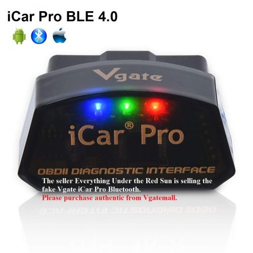  vgate iCar Pro Bluetooth 4.0 (BLE) OBD2 Fault Code Reader OBDII Code Scanner Car Check Engine Light iOS iPhone iPad/Android Compatible ELM327 Adapter