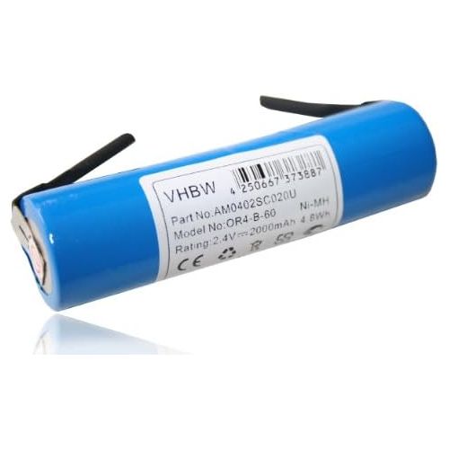  Vhbw vhbw Akku 2000mAh (2.4V) fuer Kasereibe Ariete Grati Kasereibe wie SY9541.