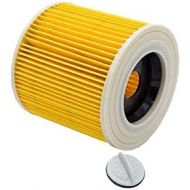 [아마존베스트]vhbw Patronenfilter Filter wie 6.414-552.0 fuer verschiedene Karcher Staubsauger, Waschsauger, Mehrzwecksauger wie A 2204, A 2604