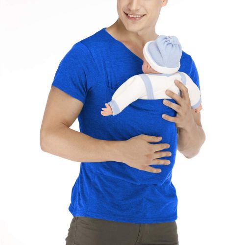  ViKimLand Kangaroo Care Dad Shirt Baby Wrap T-Shirt Baby Carrier Wrap Tank Shirt