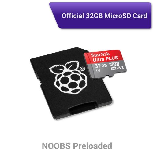  Viaboot Raspberry Pi 3 Complete Kit  32GB Official Micro SD Card, Official BlackGray Case Edition