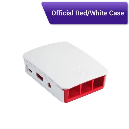  Viaboot Raspberry Pi 3 Power Kit  UL Listed 2.5A Power Supply, Official RedWhite Case Edition