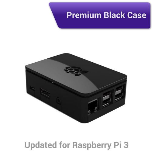  Viaboot Raspberry Pi 3 Complete Kit  Official Micro SD Card, Premium Black Case Edition