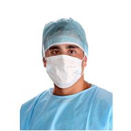 Viamed Earloop Face Mask with Anti Fog Eye Shield Blue Dental Surgical Medical 50/box (ear loop)
