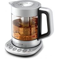 Viante Electric Glass Kettle and Tea Maker with Removable Infuser and Temperature Controls. Brewing Programs for your favorite types of teas and Coffees. Stainless Steel Glass Boiler. BPA