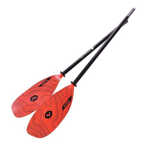  Vibe Evolve Paddle - Adjustable Length Kayak Paddle - Durable Fiberglass Shaft & Fiberglass Reinforced Nylon Blades - Adjustable 230-250cm