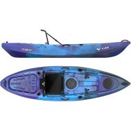 Vibe Kayaks Yellowfin 100 10 Foot Angler Sit On Top Fishing Kayak with Adjustable Hero Comfort Seat