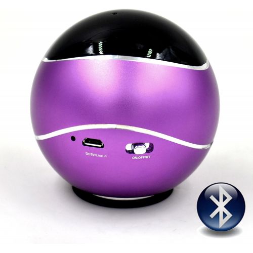  Vibe-Tribe Orbit Orchid Purple: 15 Watt Bluetooth Vibration Speaker with Hands Free