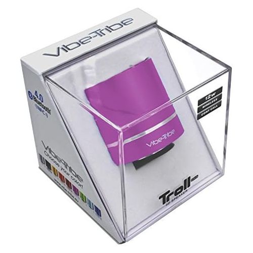  Vibe-Tribe Troll Plus Orchid Purple: 12 Watt Bluetooth Vibration Speaker with Hands Free
